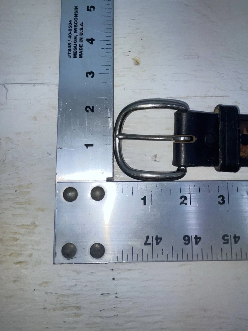 New Brown Genuine Leather Chambers Tooled 34” Belt #WS688 Z-112