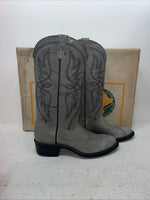 New Men’s Gray Texas Brand Cowboy Boots. 6802 8.5 8 1/2 D. 3-123