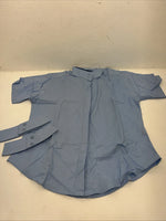 New Women’s Blue EQUISTAR Short Sleeve English Riding Shirt. 42 G-34