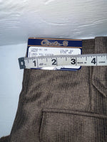 New Vintage Brown Circle S Polyester Pants #CP5091 XX-115