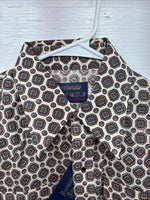 New Men’s Panhandle Slim Multicolor Design Long Sleeve Pearl Snap 16 Large CC-56