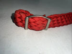 New SIMCO Red Nylon Braided One Ear Headstall #2900 Y-3