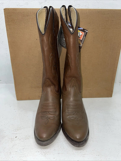 New Women’s Brown Texas Brand Cowboy Boots. 4931 6 M. 20-137