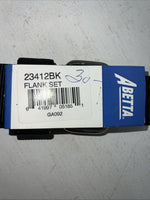 New Black ABETTA Nylon Back Flank Cinch Set. 23412BK S-63 