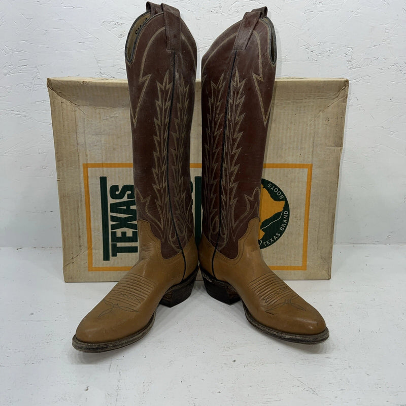 New Women’s Brown Texas Brand Cowboy Boots. 6 B. 20-80