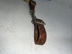 New Tough 1 Brown Leather Flat Curb Chain #52-4014 R-511