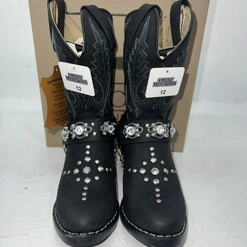 New Children’s Black Smoky Mountain Boots. 3283 C 12 D. 24-130