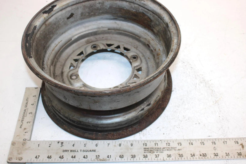 1993 Polaris 350l 6x6 Oem 12x6 Front Wheel Rim 1520179-117 1523448-067 AP153
