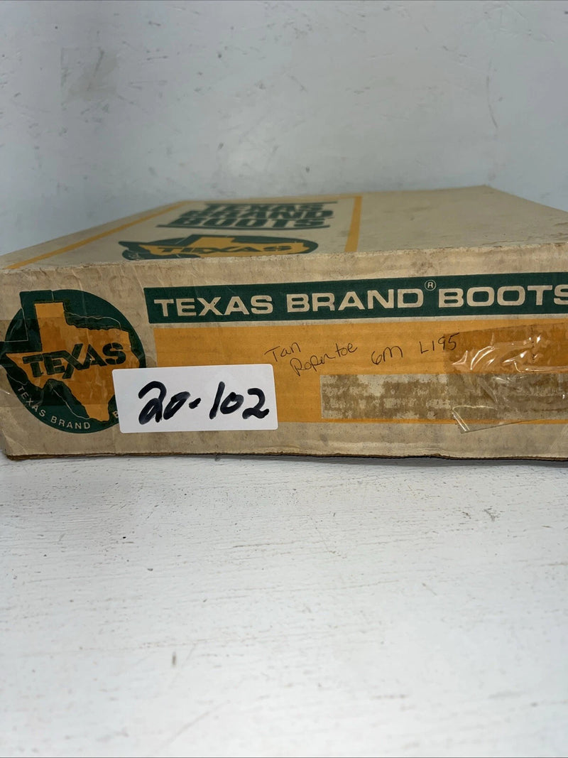New Women’s Brown Texas Brand Cowboy Boots. L 195 6 M. 20-102