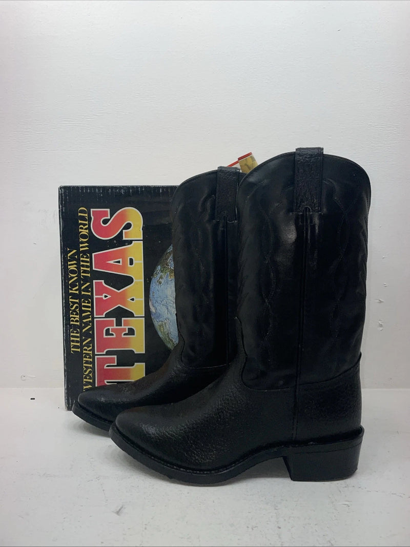 Be Women Black Texas Brand Cowboy Boots. 8040 10 E E. 6-62