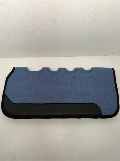 New ABetta Blue Cut Out Fleece 32x30 Saddle Pad #122458 Pad-11