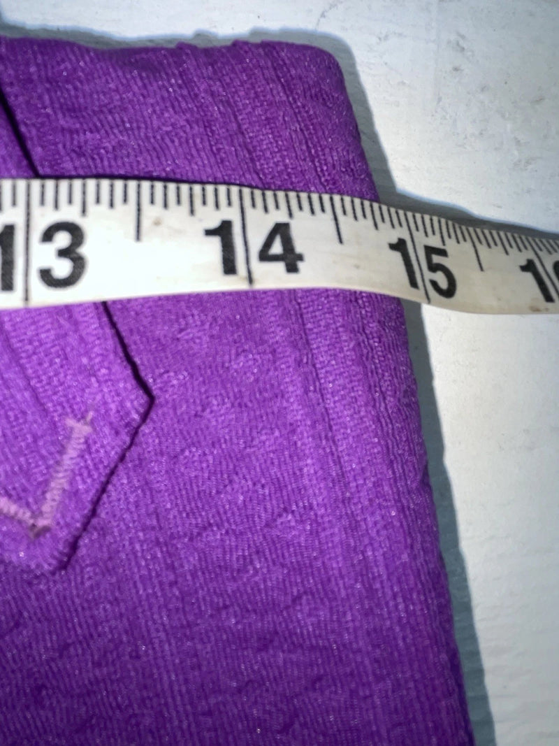 New Vintage Purple Polyester Pants VV-38
