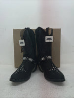 New Youth Black Smoky Mountain Cowboy Boots. 3283 Y 5. 2-116