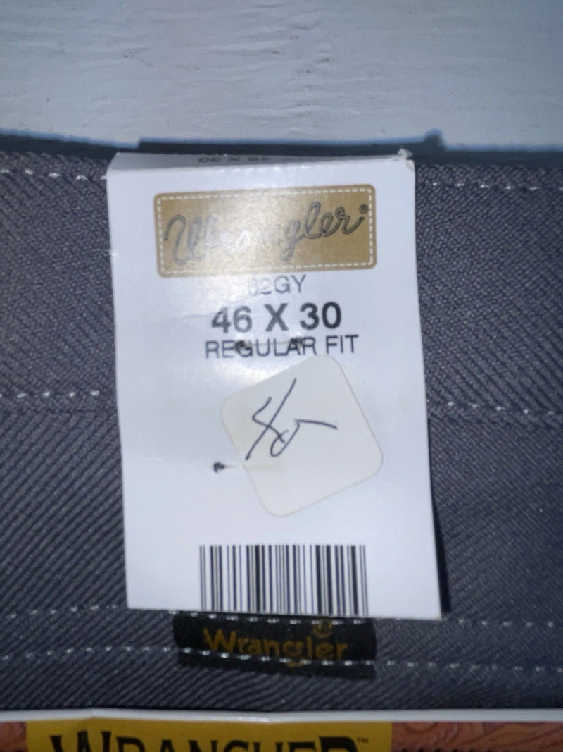 New Vintage Gray Wrangler Polyester Pants #82GY OO-1