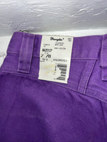 New Women’s Purple Wrangler Silverlake Denim Jeans. 7/8x32 O-3