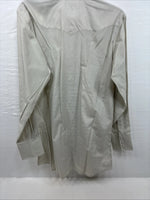 New Men’s White Horse Yellow stripe Long Sleeve Pearl Snap Medium K-47