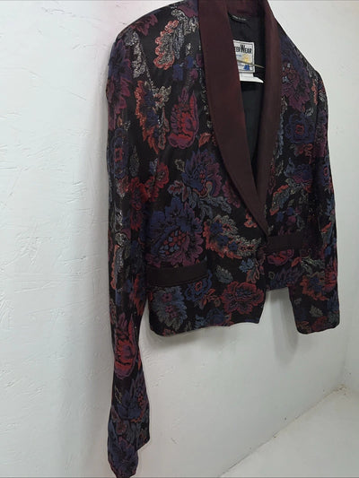 New Women’s Purple Pioneer Wear Blazer 14 #22722 UU-26