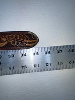 New Blue Genuine Leather Longhorn Tooled 30” Belt #82829 NN-39
