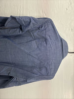 New Men’s Rocket mount Blue Jean Design Long Sleeve Pearl Snap Medium M-59