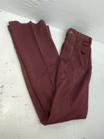 New Vintage Red Lee Polyester Pants #2004061 OO-87
