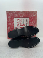 New Youth Black Lace Up Texas Brand Cowboy Boots. B 1350 5 D. 2-117