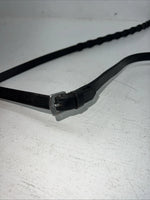New Silver Fox Black Genuine Leather Braided 60” English Reins #20-8578-2 Y-21