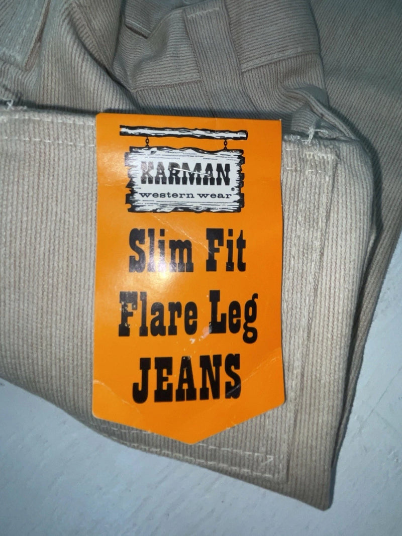 New Vintage Beige Karman Polyester Pants VV-16