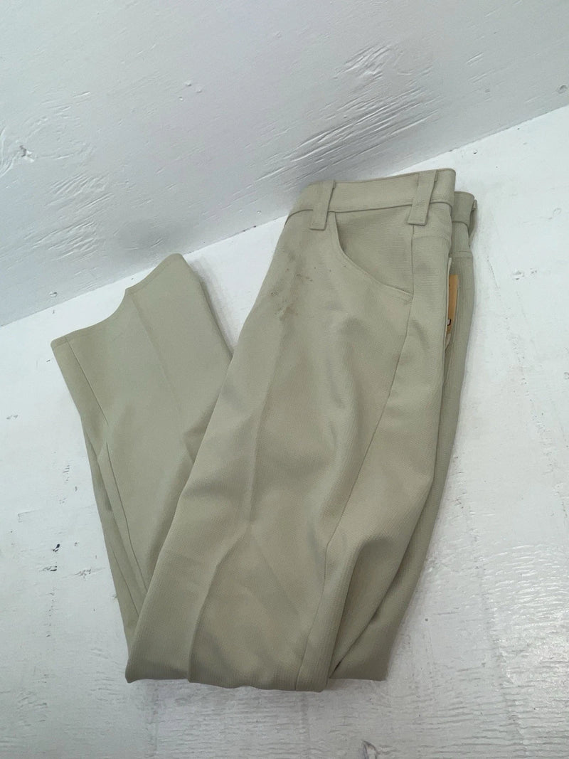 New Vintage Cream Lee Polyester Pants #2084612 ZZ-18