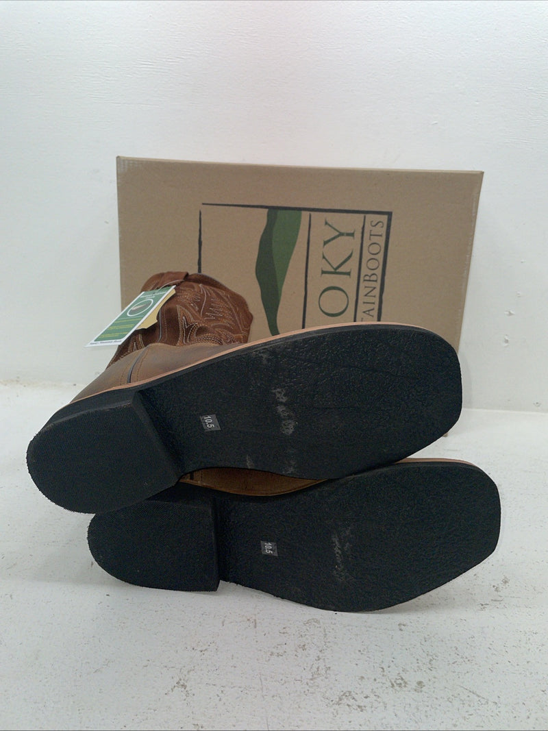 New Men’s Brown Smoky Mountain Cowboy Boots. 4028 10.5 10 1/2 E E. 7-70