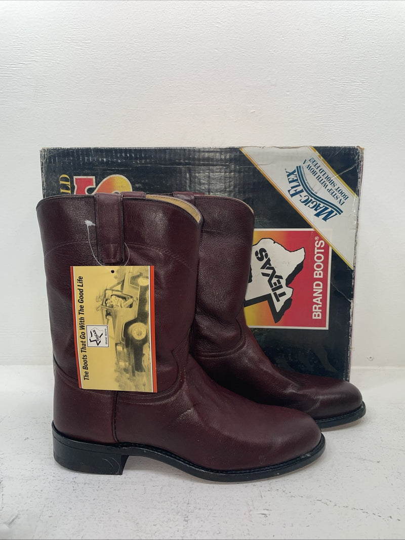 New Men’s Red Texas Brand Cowboy Boots. 8963 10 D. 6-80