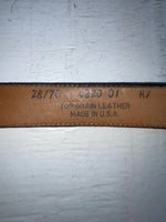 New Black Genuine Leather Wrangler 28” Belt #4820 JJ-129