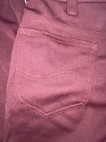 New Vintage Red Lee Polyester Pants #2004061 NN-158