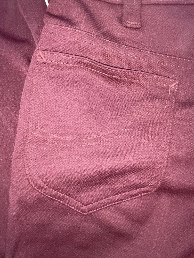 New Vintage Red Lee Polyester Pants #2004061 NN-158
