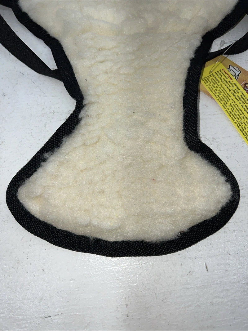 New Tough 1 Natural Wool Saddle Seat Cover #60-8900 HH-17