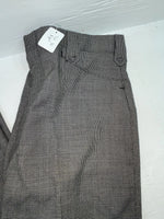 New Vintage Black Speckled Circle S Polyester Pants #CP6740 XX-113