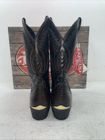 New Men’s Brown Laredo Cowboy Boots. 68082 9 E W. 3-72