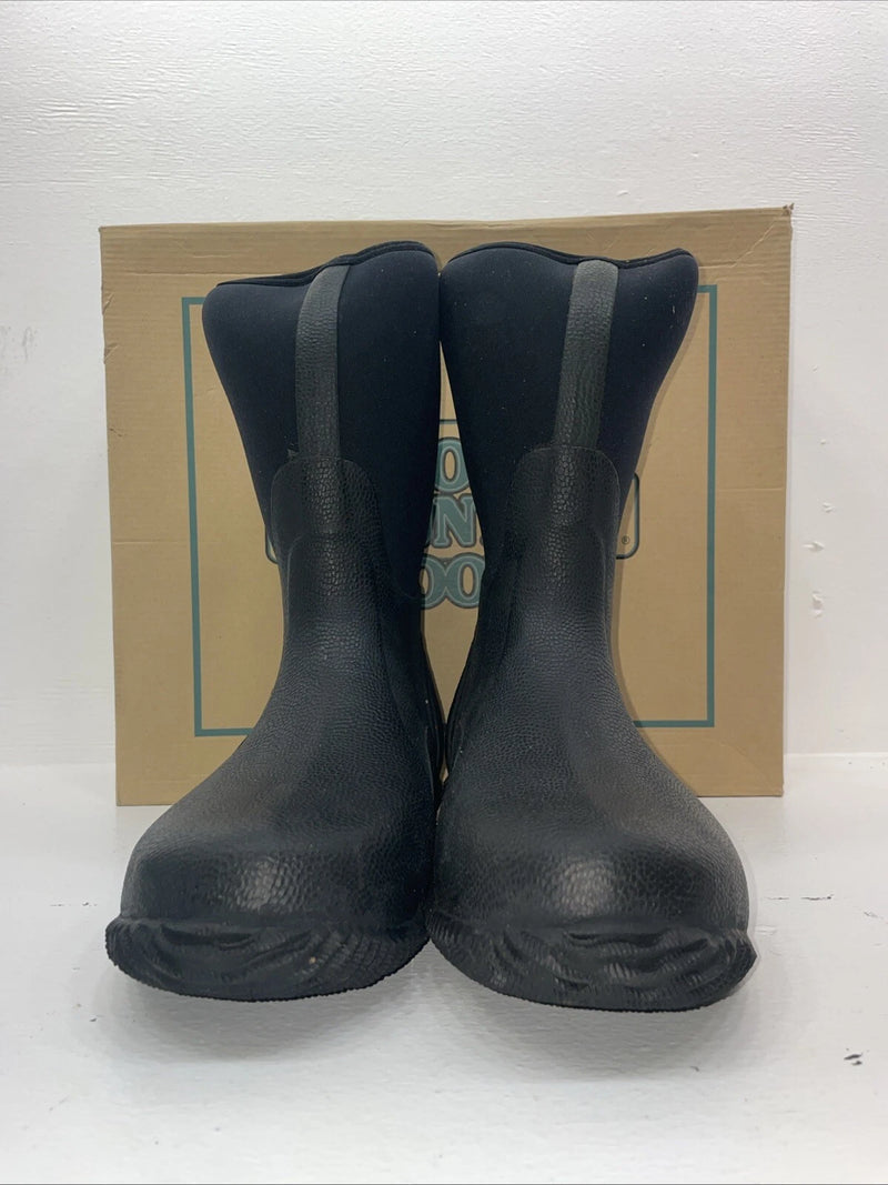 New Women’s Black Smoky Mountain Rubber Boots. 4712 9. 15-83