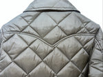 New Women’s Brown Double K Long Puffer Jacket 36 #57249 RR-33
