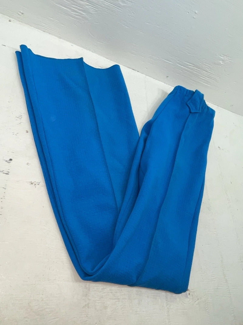 New Vintage Blue Panhandle Slime Polyester Pants #1144 VV-96