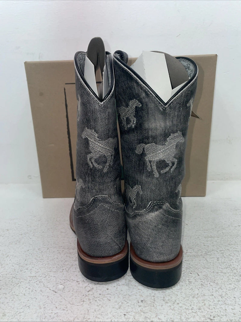 New Women’s Black Smoky Mountain Cowboy Boots. 3881 Y 5. 2-73