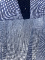New Women’s Panhandle Slim Blue Polkadot Long Sleeve Button Up Size 32 3B-5