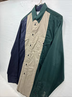 New Men’s Cowboy Thread Multiple Color Button Up Long Sleeve Shirt Medium K-22