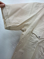 New Men’s H Bar C Tan Short Sleeve Pearl Snap Large J-80