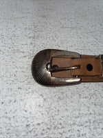 New Brown Genuine Leather 34” Belt #6987/28 Z-33
