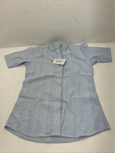 New Women’s Blue RHC Short Sleeve English Shirt. 32 68201-301 G-38