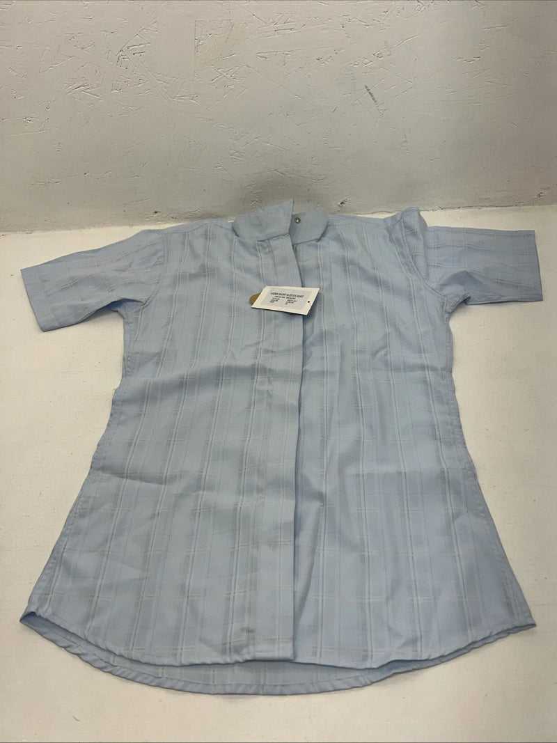 New Women’s Blue RHC Short Sleeve English Shirt. 32 68201-301 G-38
