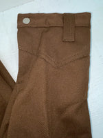 New Vintage Brown Polyester Pants #845003 XX-20