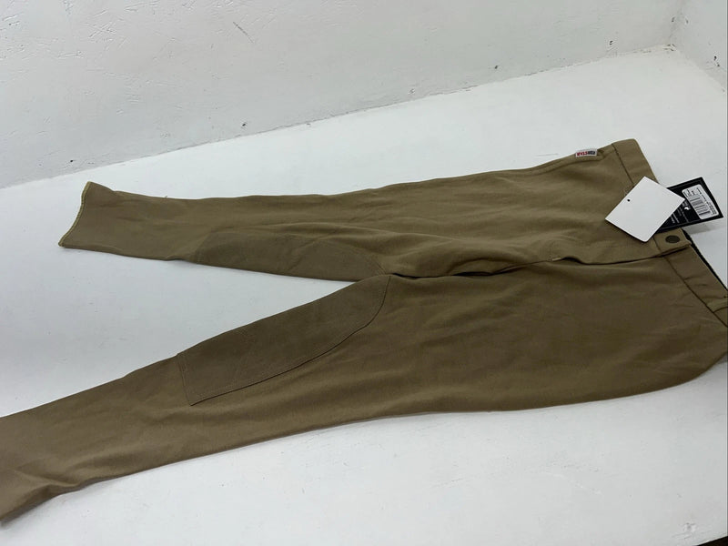 New Women’s Tan EQUISTAR English Riding Breeches. 32 R 464889 D-73