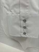 New Men’s ELY Cattleman White Long Sleeve Pearl Snap 17.5 X 35 XL R-45