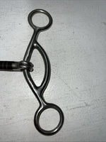 New Tough 1 5” SS/SI Gag Snaffle Copper Lined Bit #25096 U-5 